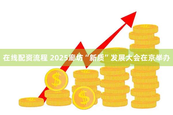 在线配资流程 2025廊坊“新质”发展大会在京举办