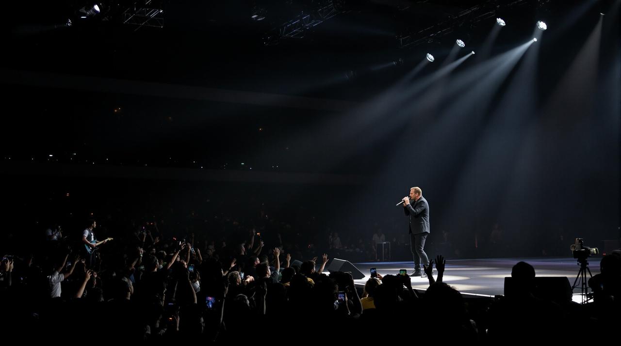 某知名歌手演唱会假唱被现场观众录视频实锤!